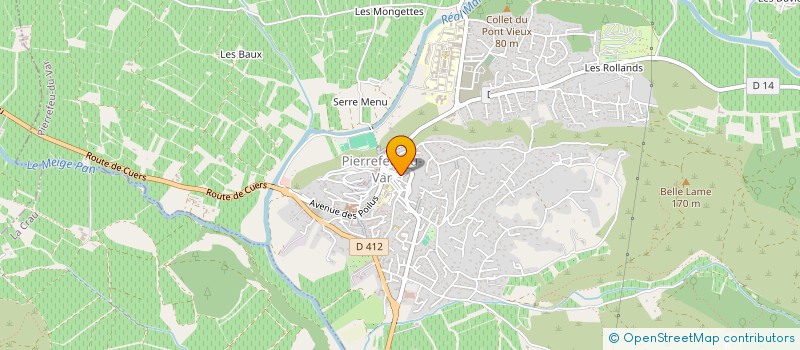 localisation de l'entreprise ATELIER C à BAUDINARD-SUR-VERDON