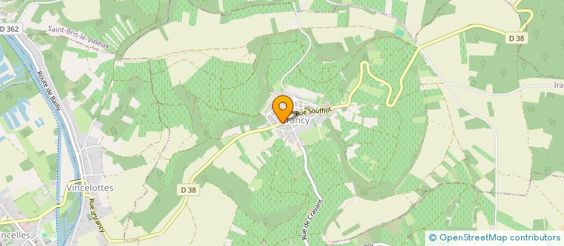 localisation de l'entreprise ATELIER CAD  IRANCY