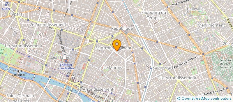 localisation de l'entreprise ATELIER CAFFARELLI à PARIS