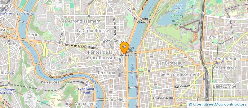 localisation de l'entreprise ATELIER CAIRN à LYON