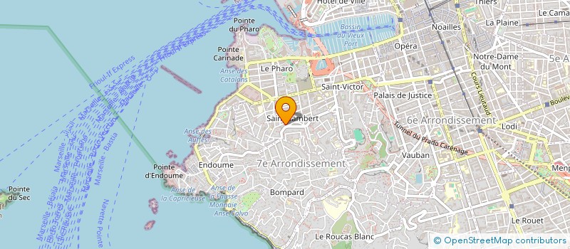 localisation de l'entreprise ATELIER CALIX à MARSEILLE