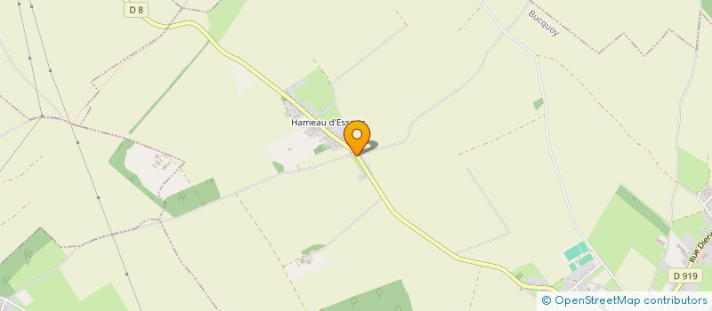 localisation de l'entreprise ATELIER CALPINAGE  BUCQUOY