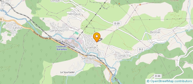 localisation de l'entreprise ATELIER CAMIN à LUZENAC