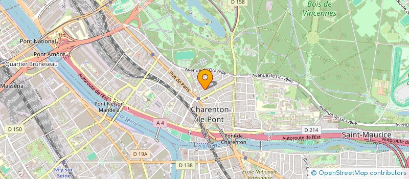 localisation de l'entreprise ATELIER CANDICE CARPENTIER  CHARENTON-LE-PONT