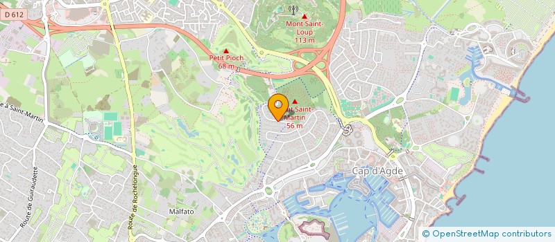 localisation de l'entreprise ATELIER CAPITAL  AGDE