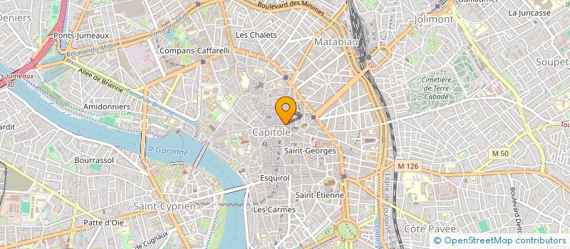 localisation de l'entreprise ATELIER CAPITOLE  TOULOUSE