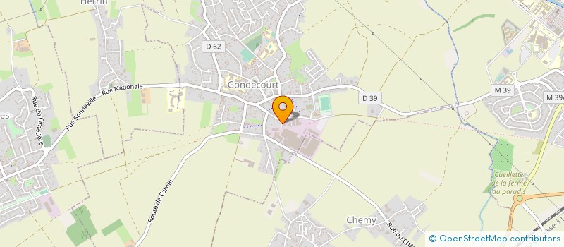 localisation de l'entreprise ATELIER CARLIER à GONDECOURT