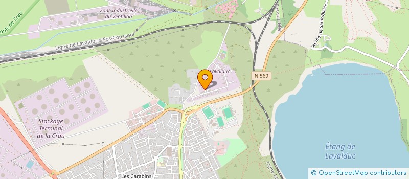 localisation de l'entreprise ATELIER CARROSSERIE POIDS LOURD  FOS-SUR-MER