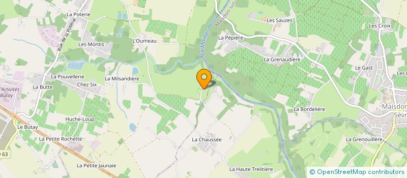 localisation de l'entreprise ATELIER CASTELAIS DU BOIS à CHATEAU-THEBAUD