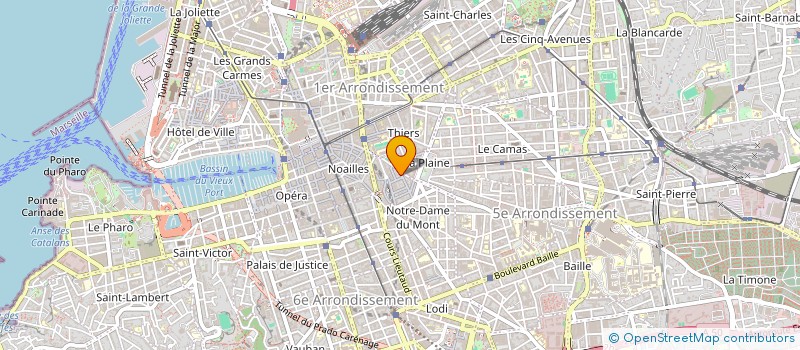 localisation de l'entreprise ATELIER CATHERINE F à MARSEILLE