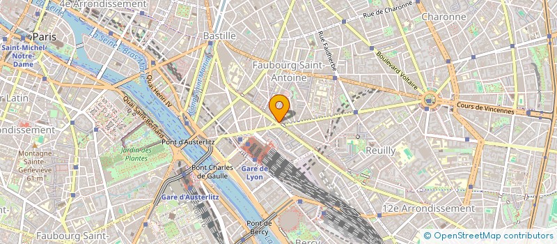 localisation de l'entreprise ATELIER CATTANEO  PARIS