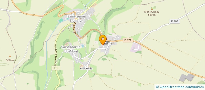 localisation de l'entreprise ATELIER CCB  SAINT-MARTIN-DU-MONT