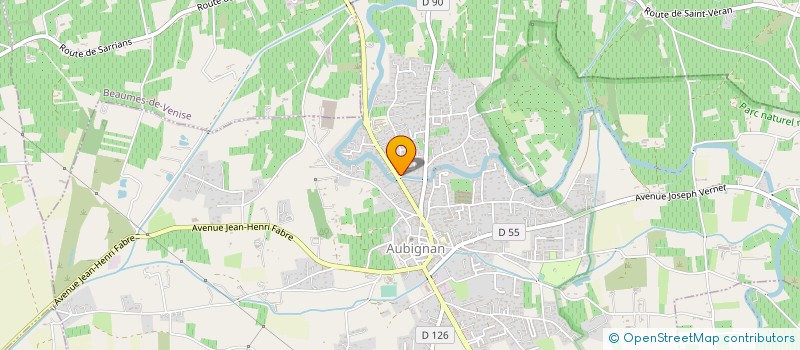 localisation de l'entreprise ATELIER CECAOL  AUBIGNAN