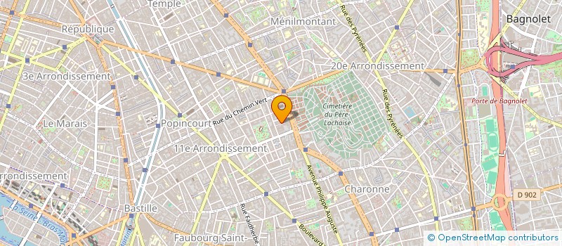 localisation de l'entreprise ATELIER CEDRIC DESREZ ENCADREUR  PARIS