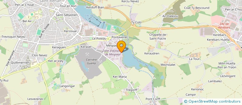 localisation de l'entreprise ATELIER CEDRIC DIDAT à LE RELECQ-KERHUON