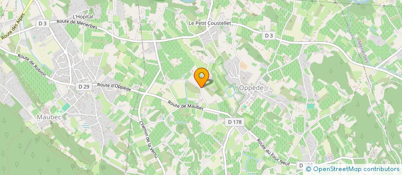 localisation de l'entreprise ATELIER CEIZE  OPPEDE