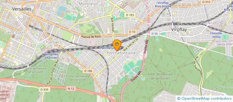 localisation de l'entreprise ATELIER CENTAURE à VERSAILLES