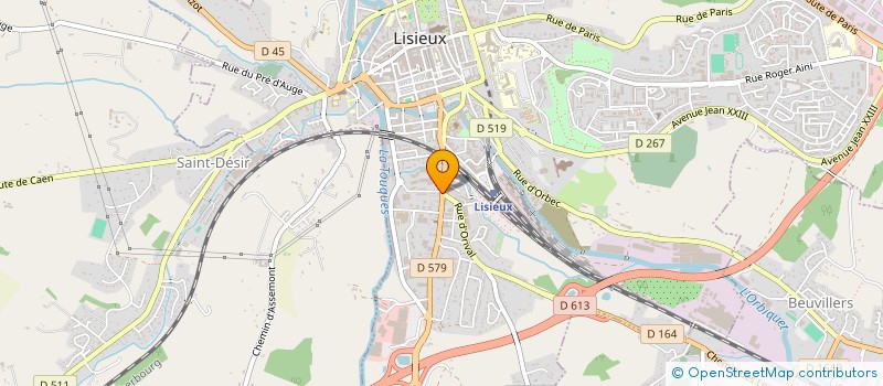 localisation de l'entreprise ATELIER CERUSE à LISIEUX