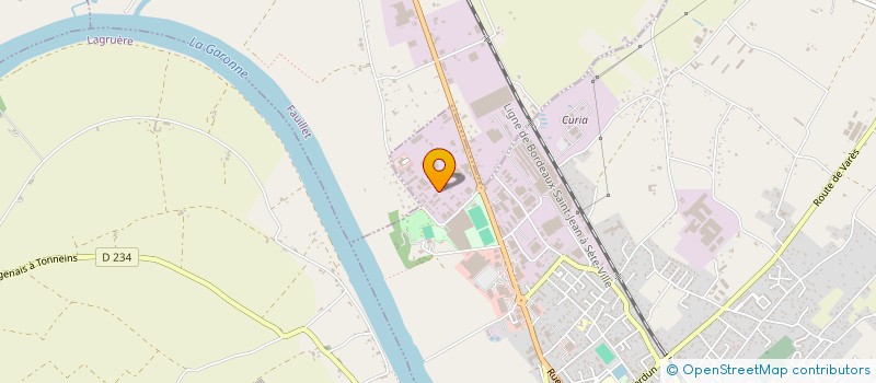 localisation de l'entreprise ATELIER CHAUDRONNERIE SERRURERIE MAINTENANCE AQUITAINE  TONNEINS