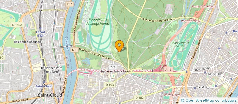 localisation de l'entreprise ATELIER CHEMIN VERT à PARIS