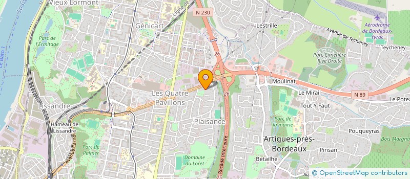 localisation de l'entreprise ATELIER CHEVAAAL  CENON