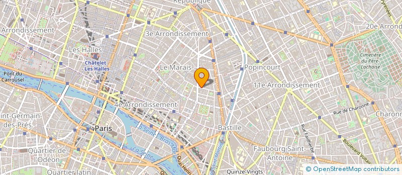 localisation de l'entreprise ATELIER CHIMA  PARIS