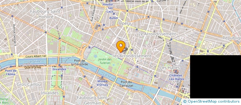 localisation de l'entreprise ATELIER CHOISEUL à PARIS