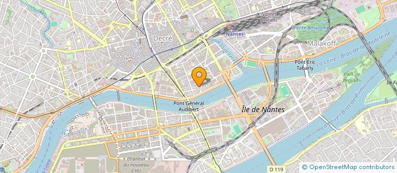 localisation de l'entreprise ATELIER CHOQUE LE GOFF à NANTES
