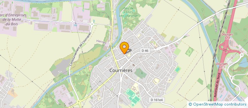 localisation de l'entreprise ATELIER CHORAL à COURRIERES