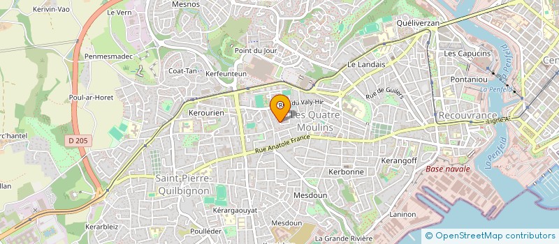 localisation de l'entreprise ATELIER CHOREGRAPHIQUE DANSE à BREST