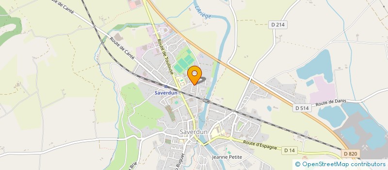 localisation de l'entreprise ATELIER CHOREGRAPHIQUE DE SAVERDUN à SAVERDUN