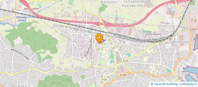 localisation de l'entreprise ATELIER CLAIRE PEGIS  LE POET-LAVAL