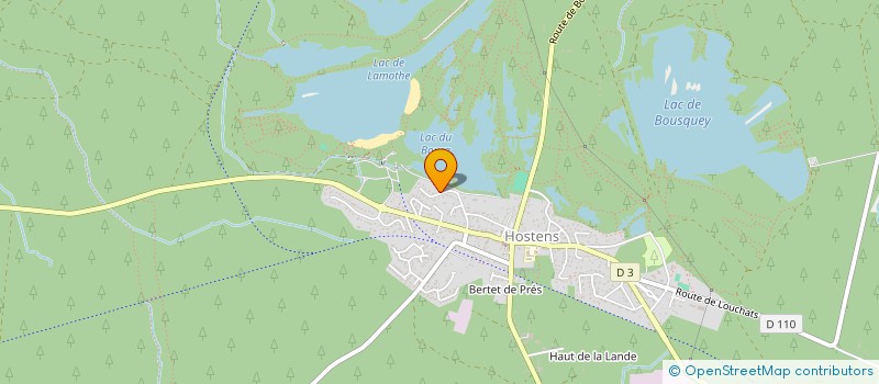 localisation de l'entreprise ATELIER CLEMENTINE BRANDIBAS  HOSTENS