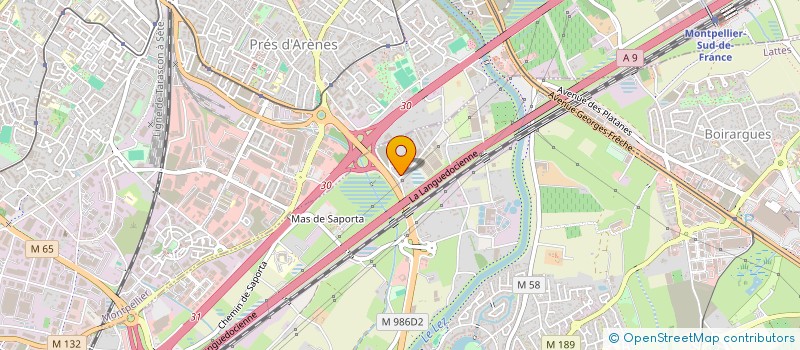 localisation de l'entreprise ATELIER CLIMATIQUE ET SANITAIRE à LATTES