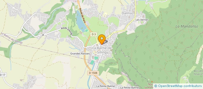 localisation de l'entreprise ATELIER & CO  LA BALME-DE-SILLINGY