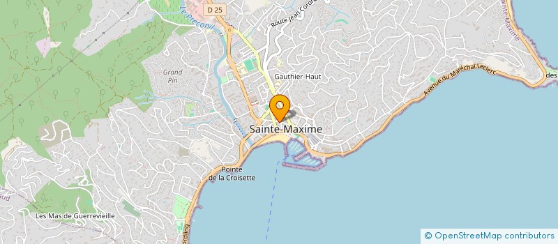 localisation de l'entreprise ATELIER COCO à SAINTE-MAXIME