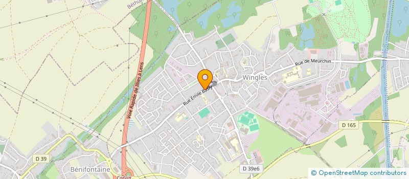 localisation de l'entreprise ATELIER COIFFURE  MEURCHIN