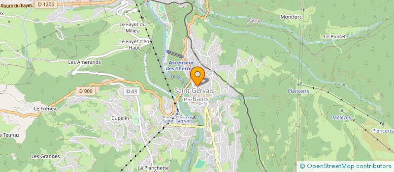 localisation de l'entreprise ATELIER COME  SAINT-GERVAIS-LES-BAINS