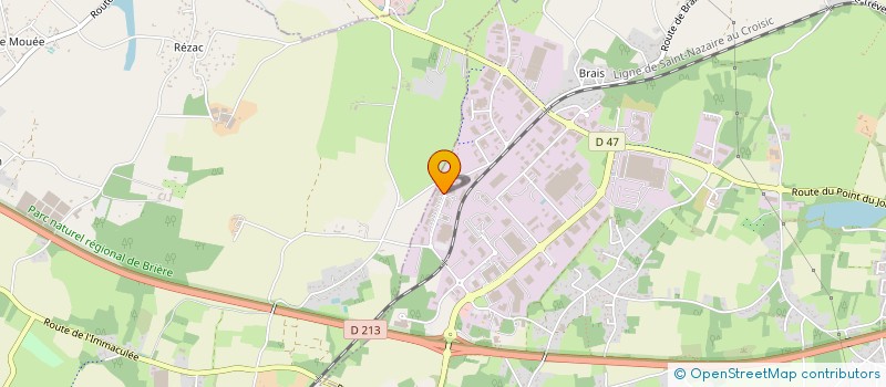 localisation de l'entreprise ATELIER CONCEPT  SAINT-NAZAIRE