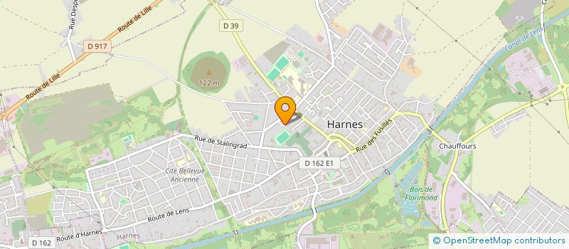 localisation de l'entreprise ATELIER CONCEPT ANIMATION  HARNES