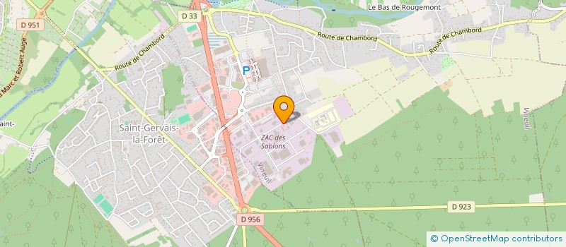 localisation de l'entreprise ATELIER CONCEPTION ASSISTANCE CHANTIERS à VINEUIL