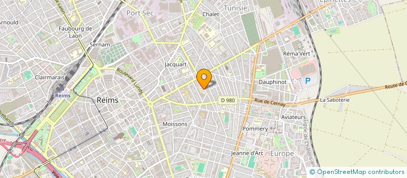 localisation de l'entreprise ATELIER CONCEPTION CHAMPENOISE  REIMS