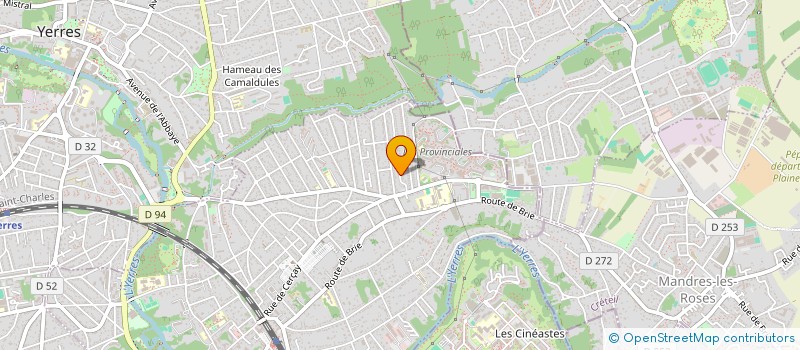 localisation de l'entreprise ATELIER CONCEPTION CREATION AMENAGEMENT PROJETS IMMOBILIERS ARCHITECTURE à BRUNOY