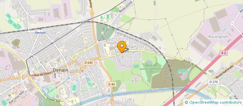 localisation de l'entreprise ATELIER CONSTR METALLIQUE NORD à WAVRECHAIN-SOUS-DENAIN