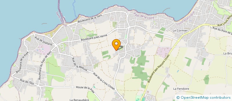 localisation de l'entreprise ATELIER CONTI à LA PLAINE-SUR-MER
