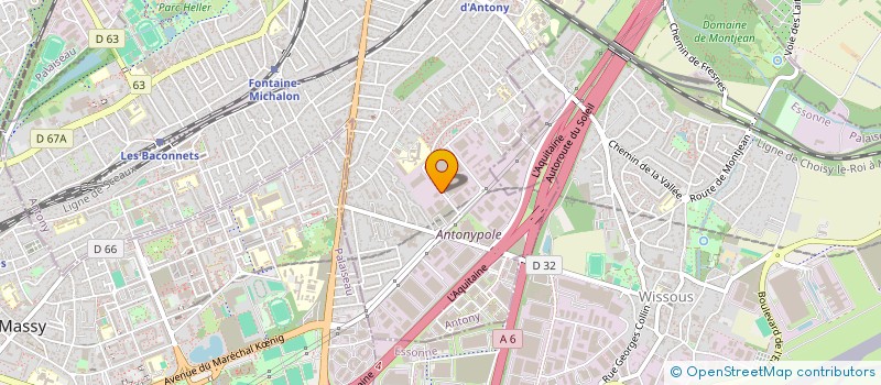 localisation de l'entreprise ATELIER CONTRECHANT  ANTONY