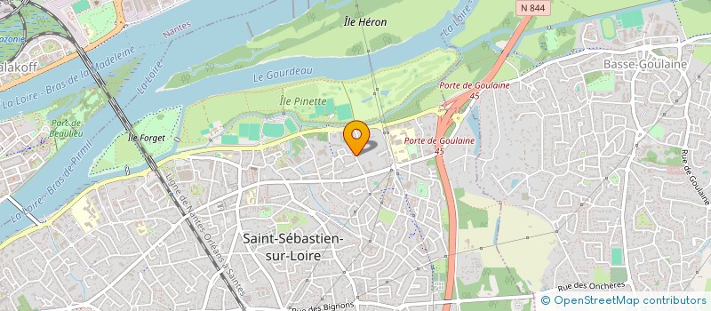 localisation de l'entreprise ATELIER COOK  SAINT-SEBASTIEN-SUR-LOIRE