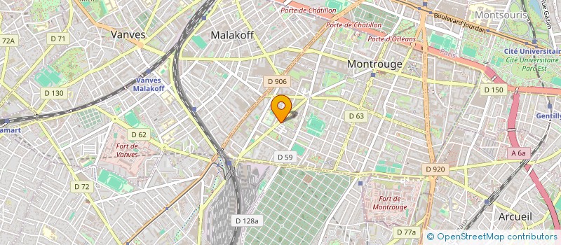 localisation de l'entreprise ATELIER COPIES PLANS SERVICES à MONTROUGE