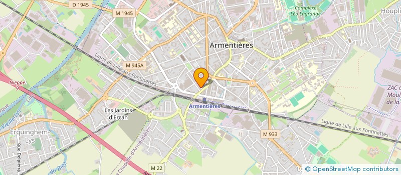 localisation de l'entreprise ATELIER CORNELIS à ARMENTIERES