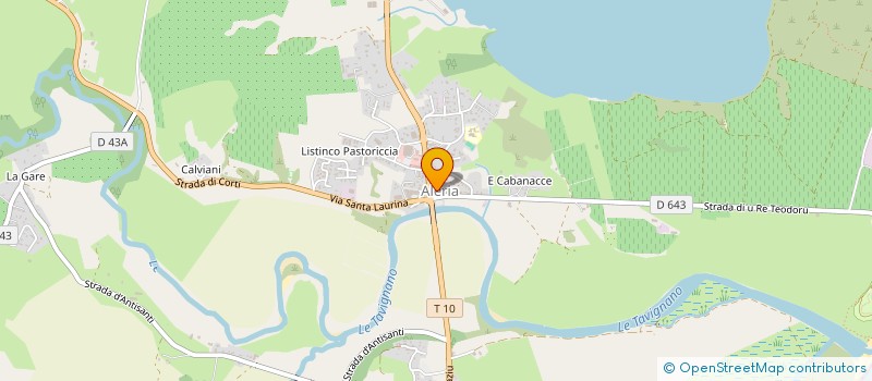 localisation de l'entreprise ATELIER CORSE FRUITS ET LEGUMES à LINGUIZZETTA